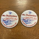 Unlimited Hydroplane Miss Budweiser U-12 Buttons Qty 2 — photo 1