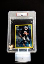Tim Brown 1996 Topps Finest Playmakers Oversized Card Autographed / PSA