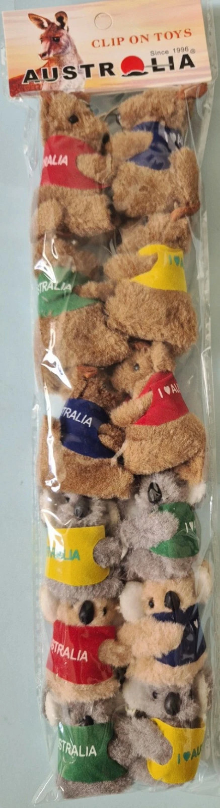 12/48/72pcs Australian Souvenir Keyring Keyrings Australia mini Kangaroo & Koala