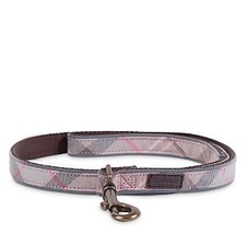 Barbour Tartan Check Dog Lead - Pink