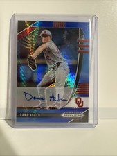 2020 Panini Prizm Draft Picks - Dane Acker  Blue Prizm Autographs 