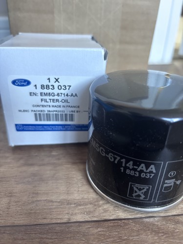 Genuine Ford OEM Oil Filter EM5G6714AA 1883037 Fits Fiesta Focus Ranger - Picture 3 of 3