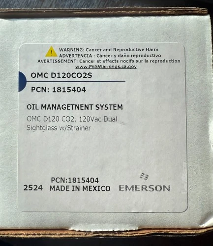 Emerson Oil Management Control, OMC D120CO2S