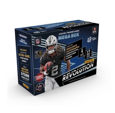 2025 Panini Revolution Football MEGA Box NFL Factory Sealed Debut Edition