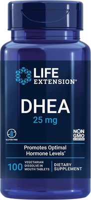 DHEA 25 mg, 100 capsule