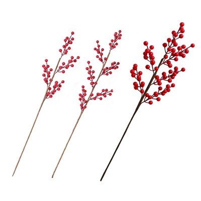 Gl��cksfrucht K��nstlich Rote Farbe Zubeh?r 60/70 Cm Dauerhaft Praktisch