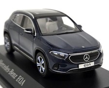 Herpa 1/43 Mercedes Benz EQA H243 2021 Denim Blue Diecast Model Car