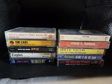 Lot 10 Rock Pop Cassette Tape 80s Billy Idol, Milli, Elton, Eagles, Stones, Cars