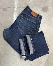 Filson Jeans Rail Splitter Selvedge Japanese 33/33 Raw Indigo Denim USA Made