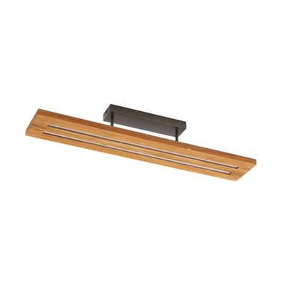 Lindby LED Deckenleuchte Lampe Holz schwarz 98cm dimmbar Beleuchtung SIEHE TEXT