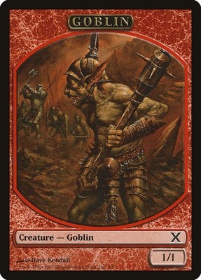 Goblin 1x TOKEN MtG ENGLISH Tenth Edition SP/NM