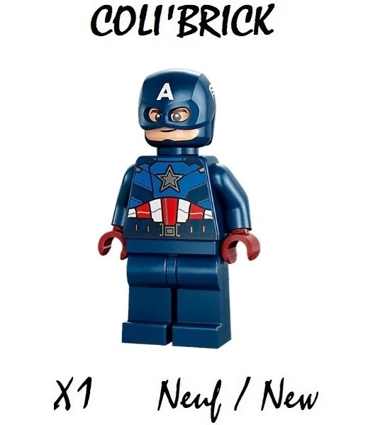 Lego Super Heroes Avengers Minifig - Captain America - sh0852 NEUF - Photo 1/1