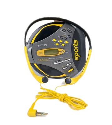 Sony Walkman D-FS18 CD Player with FM/AM Radio G-Protection Matching Headphones
