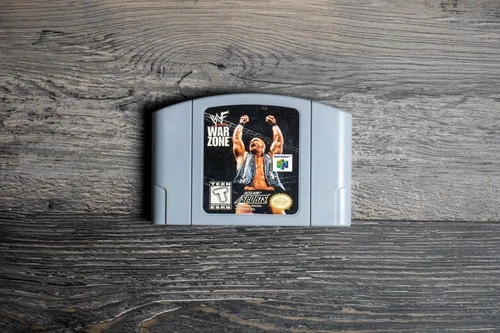 WWF War Zone Nintendo 64 N64) AUTHENTIC Cartridge TESTED - WORKING