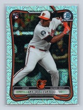 2026 Bowman Samuel Basallo #93 Chrome Mojo Refractors Baltimore Orioles