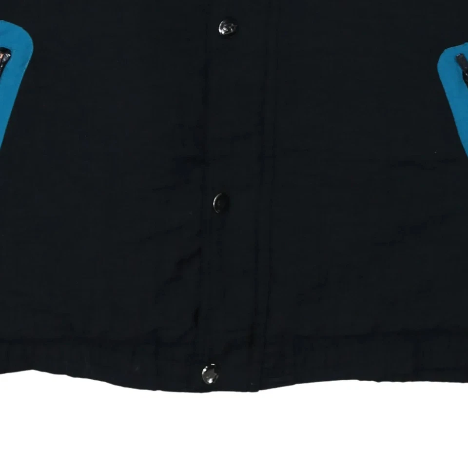 Chaqueta cortavientos Starter negra verde azulado para hombre XLarge San Jose Sharks bordada Foto 4 de 4