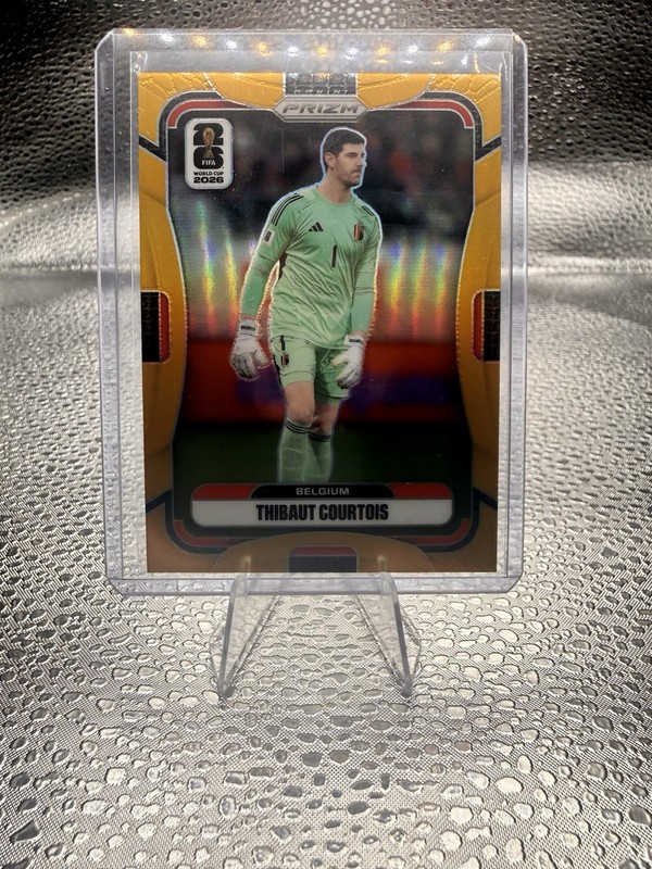 2026 Prizm FIFA World Cup #161 Thibaut Courtois True Gold /10 Belgium 🔥