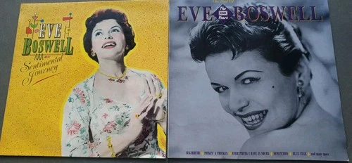 JOB LOT OF 2 X Eve Boswell 12"VINYL LPS - Sentimental Journey & The Best Of