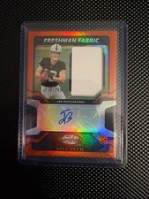 2025 Panini Certified - Freshman Fabric Mirror Signatures Jack Bech Orange /249 