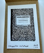 Ana Inciardi mini prints - Composition Notebook