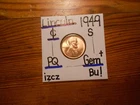 1949S Lincoln Cent Gem BU+ SPLENDID!!! PQ!!! FLASHY!!!!!