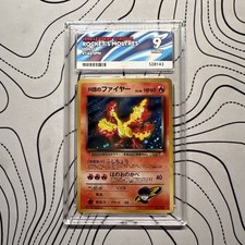 1998 Pokemon Japanese Gym Rocket's Moltres Holo ACE Grade 9 Mint