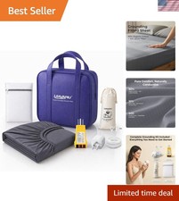Grounding Bed Sheets California King Deep Pocket Fitted Sheet 10 Silver Fibe...