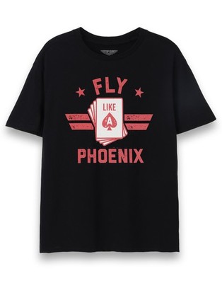 Top Gun: Maverick Schwarz Natasha Trace Aka Pheonix Kurzärmeliges T-Shirt Männer
