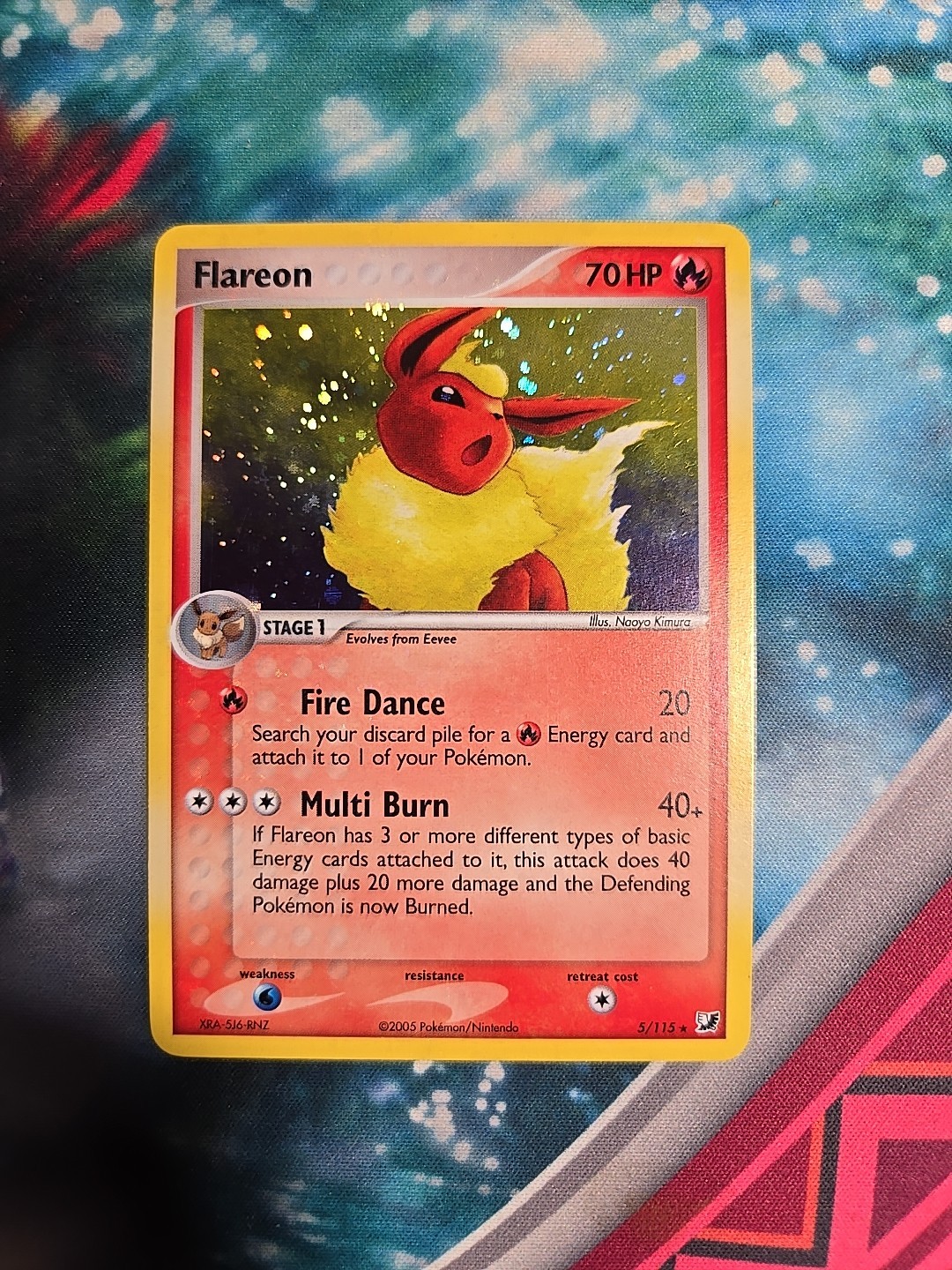 Flareon 5/115 EX Unseen Forces (NM-) Pokemon TCG