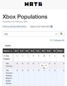 1ST PRINT! Arx Fatalis 9.6 A+ Holiday Buyers Guide Xbox WATA Graded NOT VGA CGC