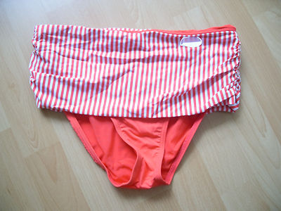Esprit Bikini Slip Shaping effect Gr. 36 rot / weiß gestreift * NEU *