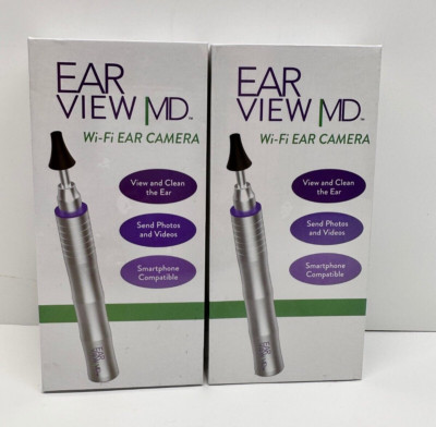 2x Ear View MD Wi-Fi Ear Camera Brand New Sealed Box.