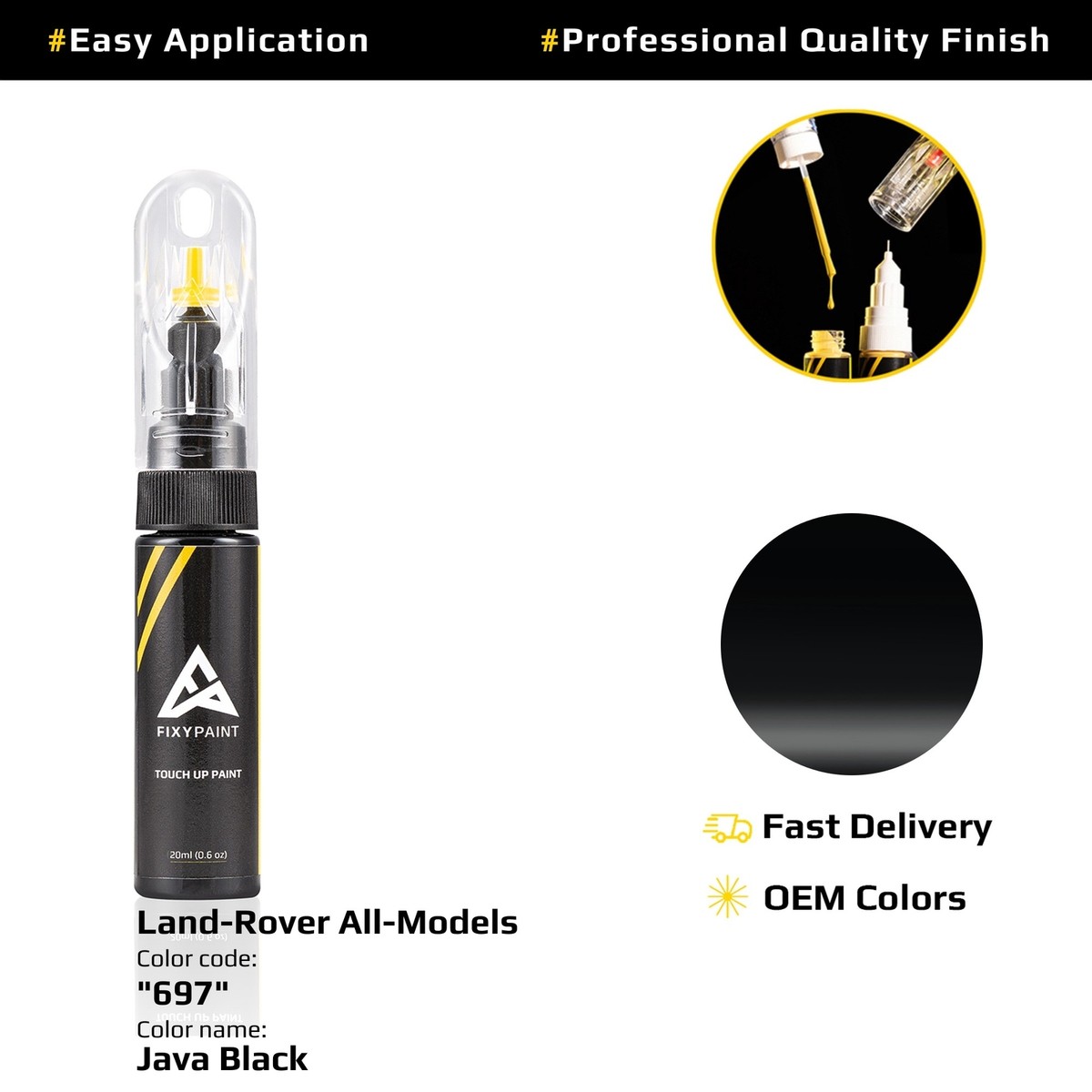 TRISTARcolor Peinture Voiture Kit Pot Prêt à La Pulvérisation Pour Landrover PBB Black Cherry Perl Peinture De Base Vernis Clair 2K 1,25 L