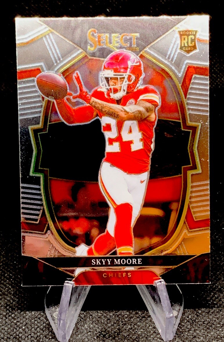 2022 Panini Select Skyy Moore #21 RC Kansas City Chiefs