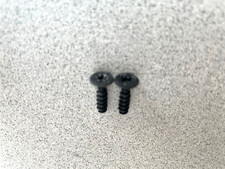 07-2013 BMW X5 3.0Si E70 ~ 2 CENTER SUBWOOFER SPEAKER GRILLE SCREW ~ 63127680859