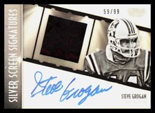 2016 Panini Gala Silver Screen Signatures Steve Grogan Auto 59/99 New England