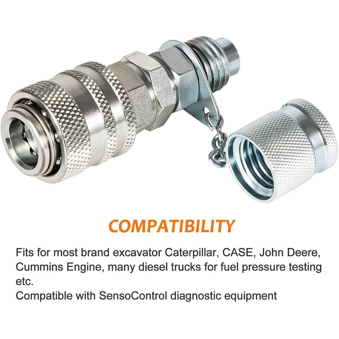 AdapCAT Fuel Pressure Test Coupling Kit for PD Coupler USA Brand