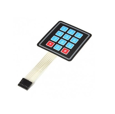 5PCS Matrix Array 12 Key Membrane Switch Keypad Keyboard For Arduino AVR 4 x 3 