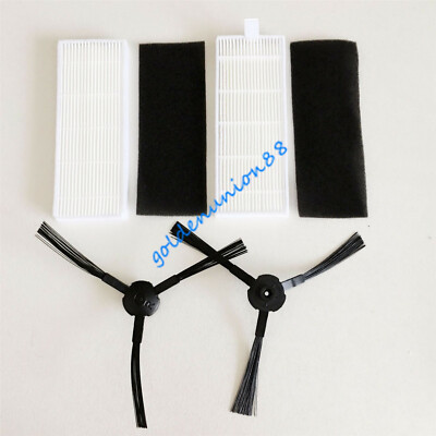 Filter black Foam cushion side brush for ECOVACS iLife A6 A4 A4S Vaccuum Cleaner