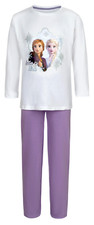 Disney FROZEN Schlafanzug Eiskönigin Pyjama Gr 122 /128 Anna Elsa Nachthemd NEU