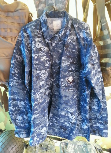 US Navy Issue NWU Blue Digital Camo 