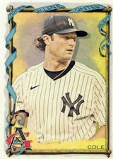 2023 Topps Allen & Ginter Silver Portrait Hot Box #8 Gerrit Cole - New York Yank