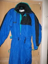 Vintage 90s Columbia insulated zip-front ski snow suit jumpsuit men's sz M