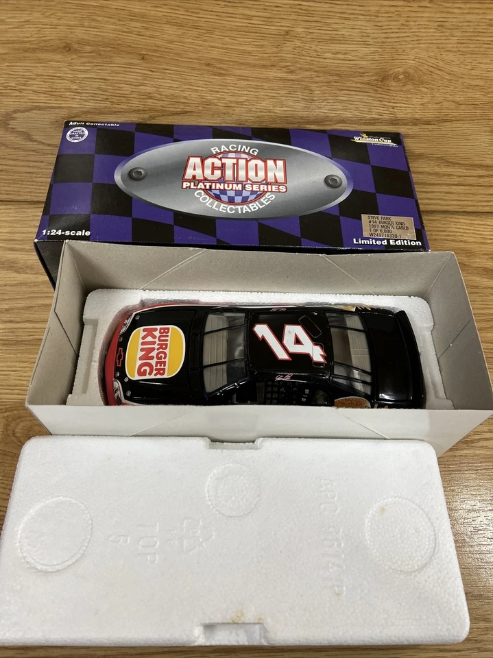 1/24 1997 #14 Steve Parks Burger King Monte Carlo 1/6.000 ação - Imagem 3 de 4
