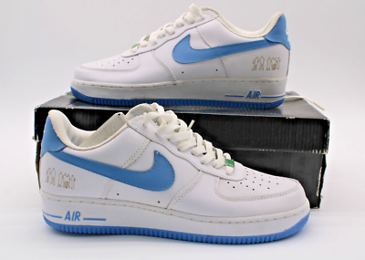 2007 Nike Air Force 1 Players White University Blue 315092