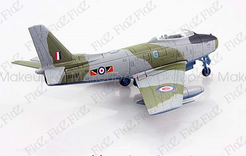 Royal Air Force F-86 Sabre MK4 G-X8931 1:100 diecast Aircraft plane Atlas Model - Picture 5 of 6