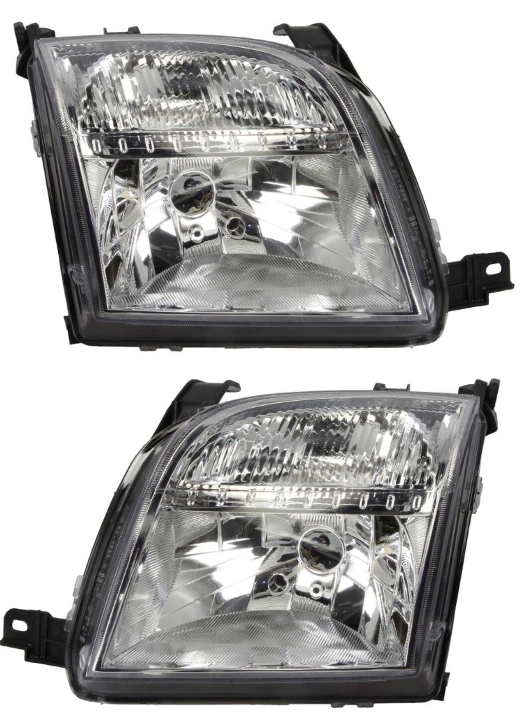 Phare avant gauche pour Ford Fusion 2002-2005 optique H4 avec moteur électrique