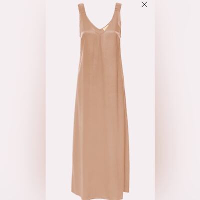 Nation LTD Erika Dress W/Elastic Detail, NWT, Cafe Au Lait, Medium