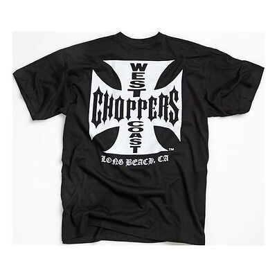 West Coast Choppers Original Cross TShirt Black/White Logo West Coast Choppers Original Cross TShirt Black/White Logo