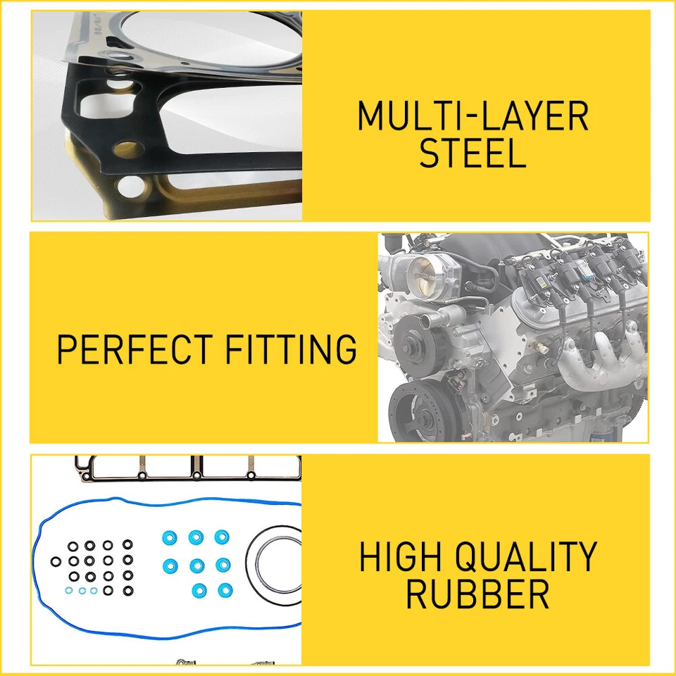 Head Gasket Set Kit Assembly For 2004-2008 GMC Savana 1500 2500 3500 OE#HGS3168 - Image 3 of 4